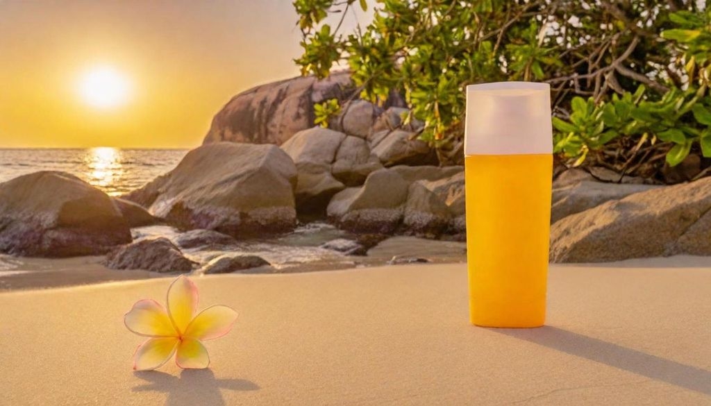 Body lotions with SPF
