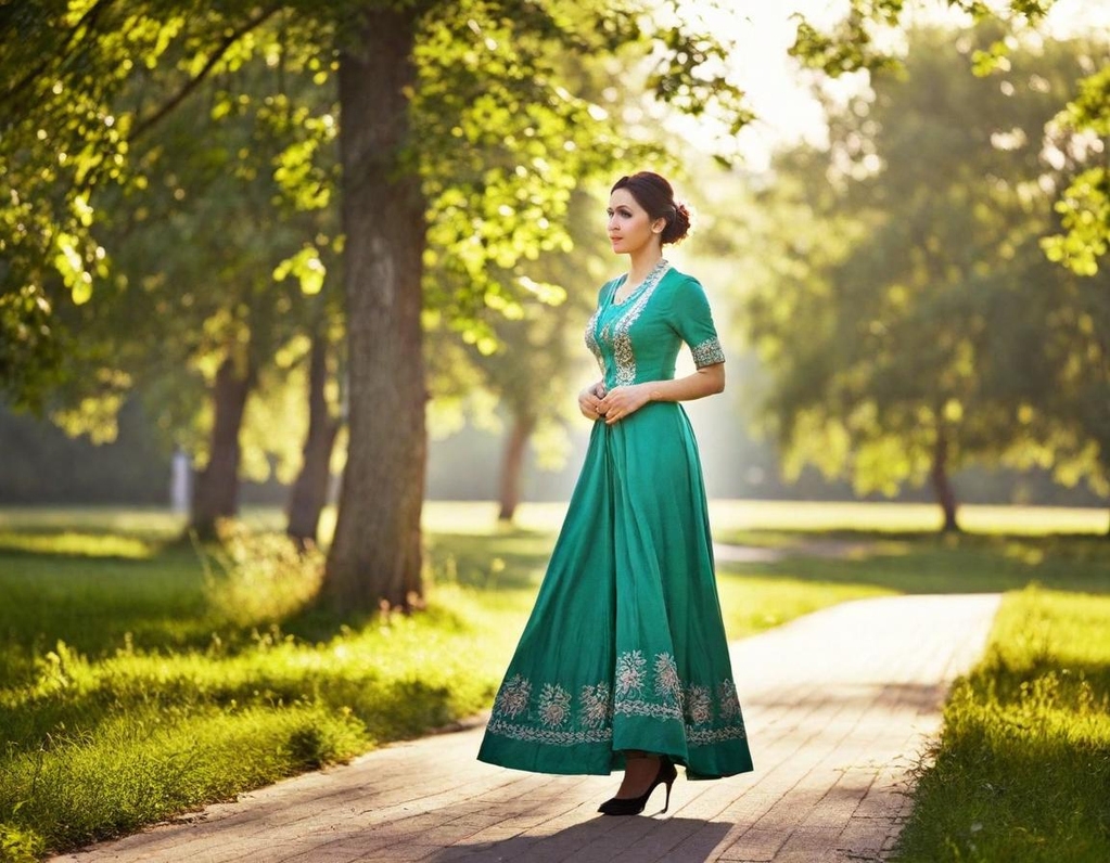 Latest Green Kurta Sets for Women