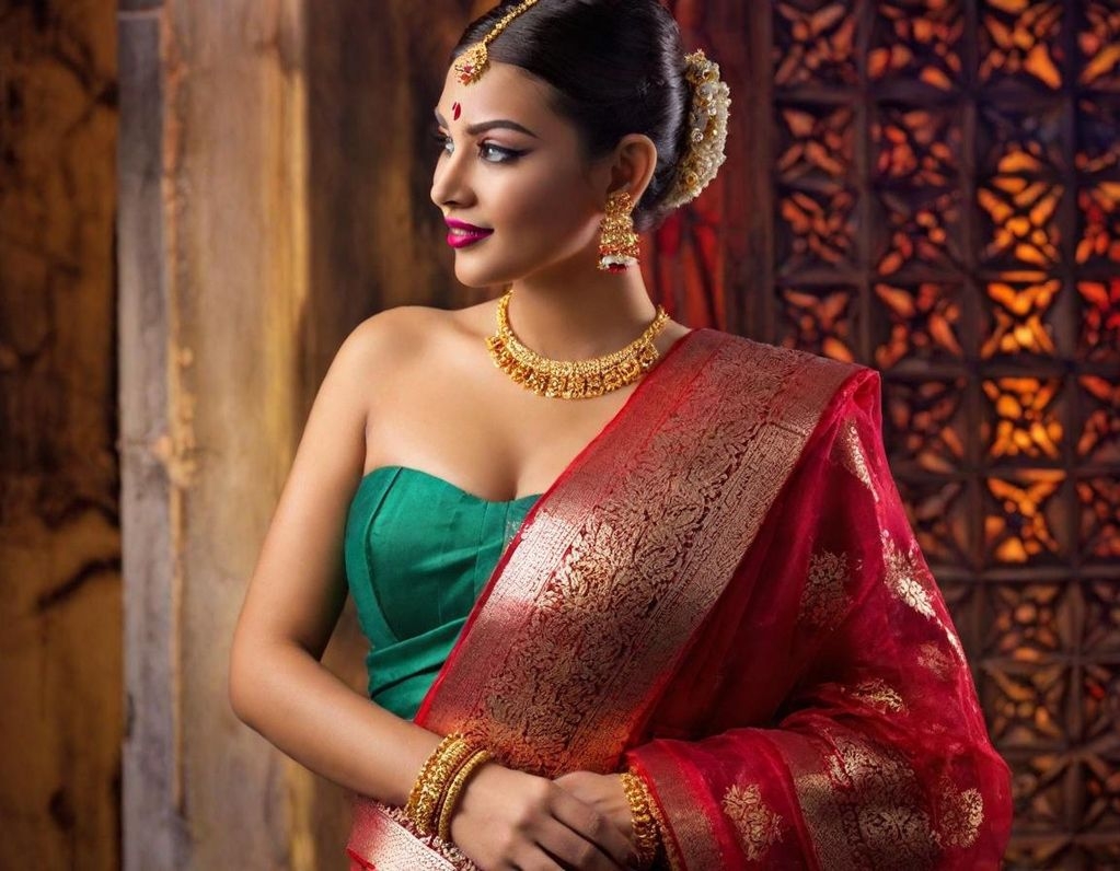 Party wear sarees with modern touch