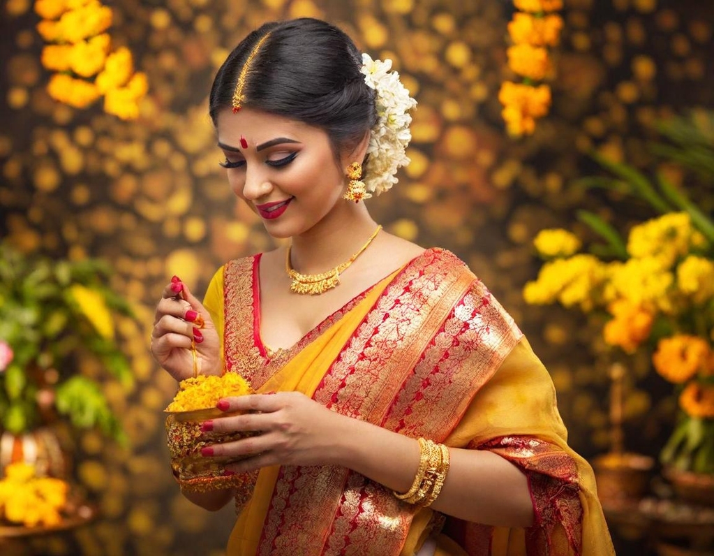 Top 5 Yellow Sarees for Festivals
